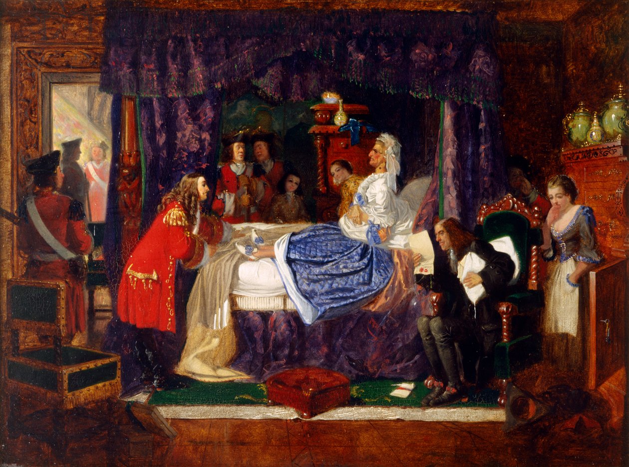 Uma Cena de Morte (óleo sobre tela) de Arthur Boyd Houghton