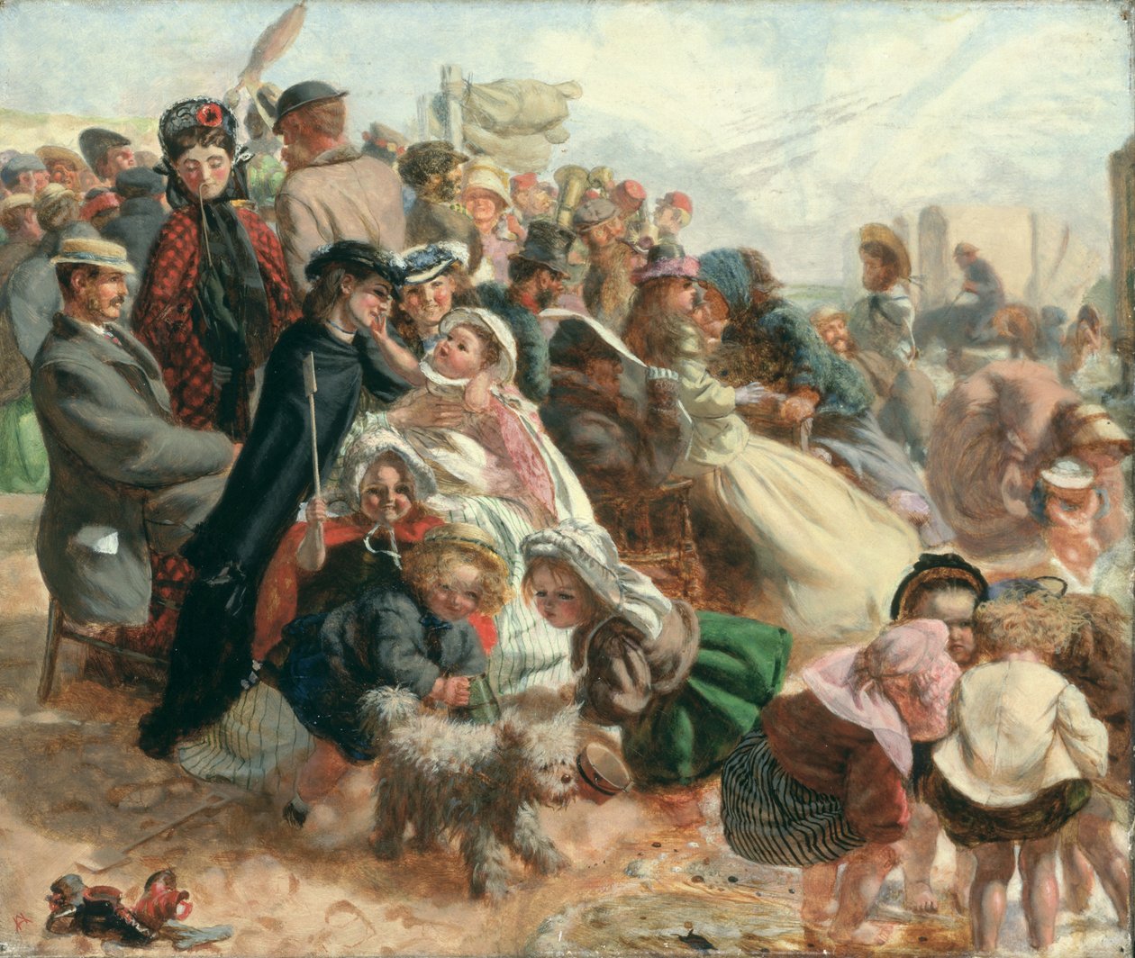 Areias de Ramsgate, c.1860 de Arthur Boyd Houghton