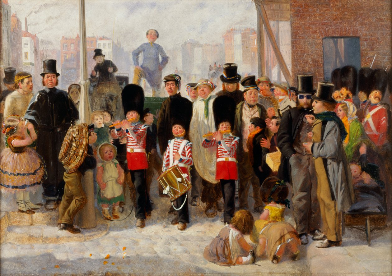 Recrutas (óleo sobre tela) de Arthur Boyd Houghton