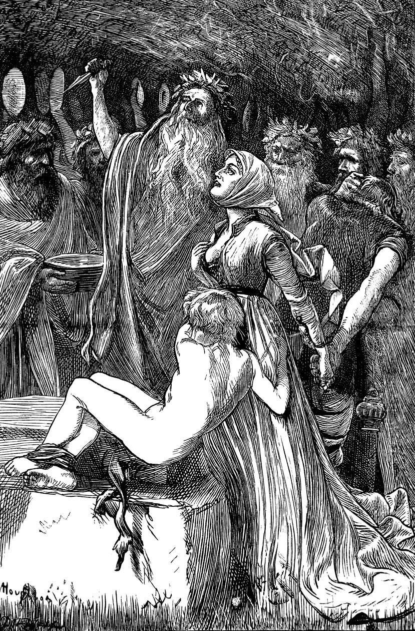 A vítima, 1868 de Arthur Boyd Houghton