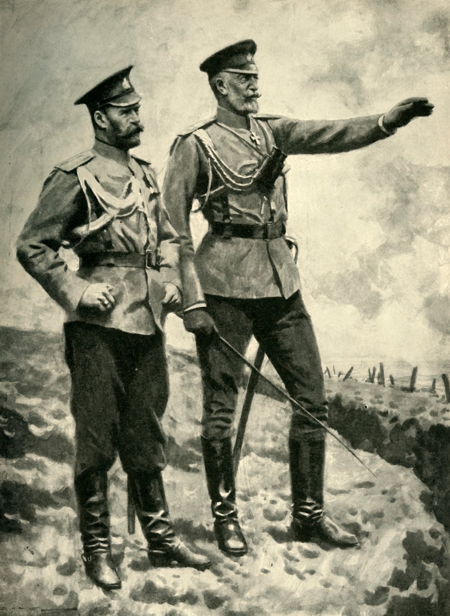 As mudanças no comando russo, setembro de 1915. Primeira Guerra Mundial, c1920. de Arthur C. Michael