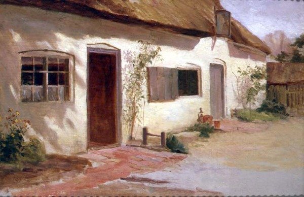 Vista de uma casinha de Arthur Claude Cooke