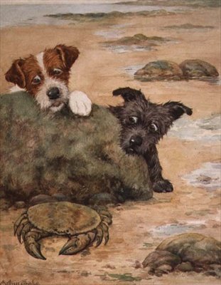 O que quer que seja? (aguarela) de Arthur Claude Cooke