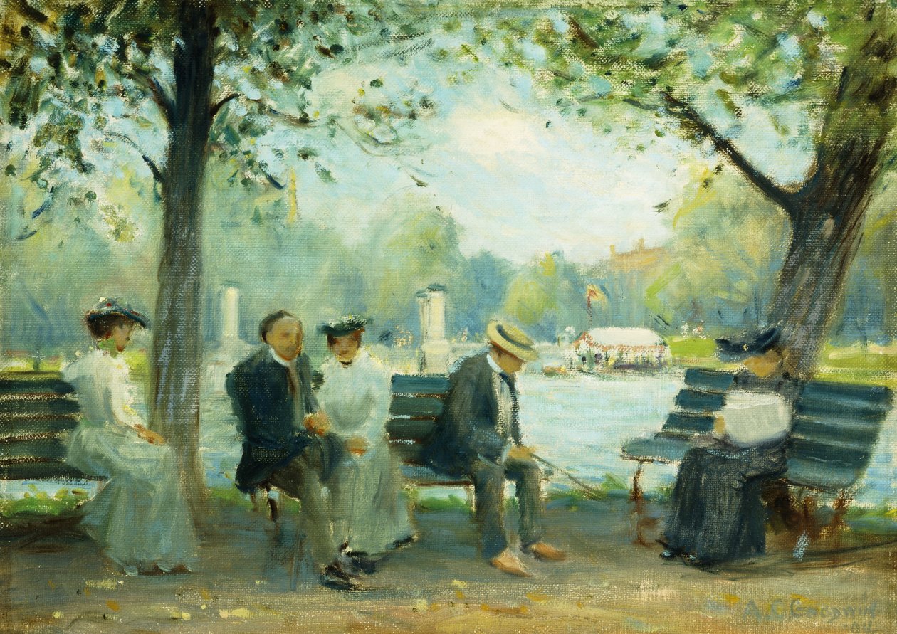 No Jardim Público, Boston de Arthur Clifton Goodwin