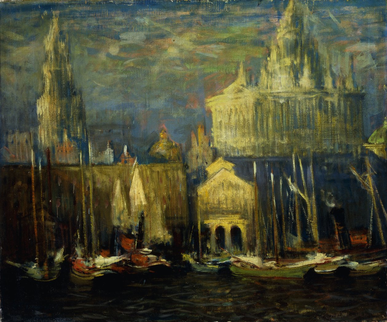 New York Waterfront de Arthur Clifton Goodwin