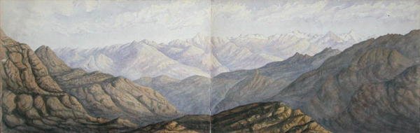 Pôr-do-sol na Montanha de Arthur Cust