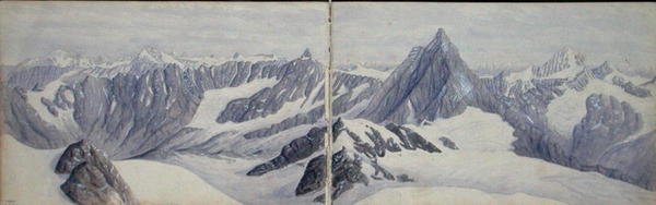 Vista do Breithorn de Arthur Cust