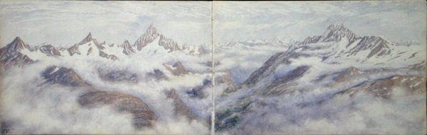 Vista do Breithorn de Arthur Cust