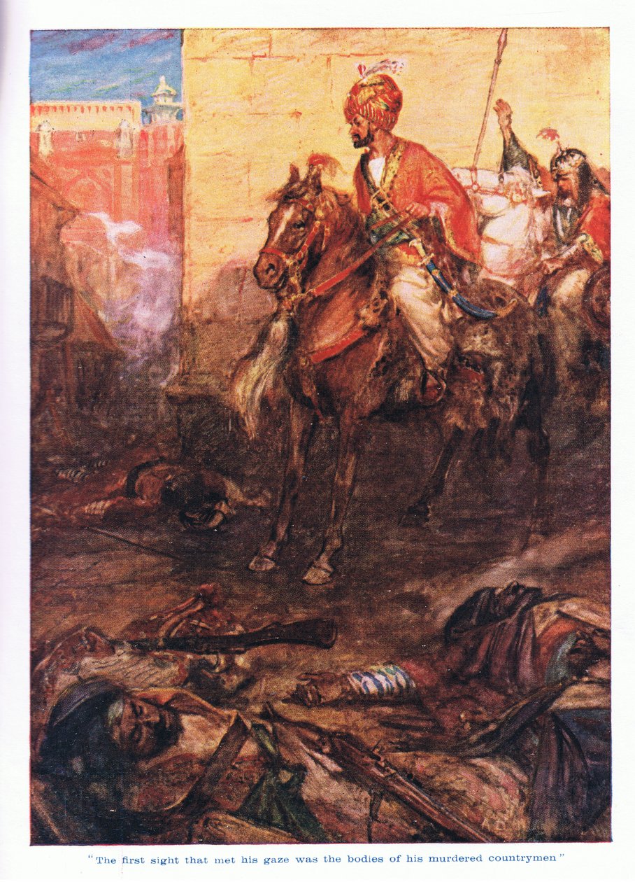 A primeira visão que encontrou seu olhar foi os corpos de seus compatriotas assassinados de Arthur David McCormick