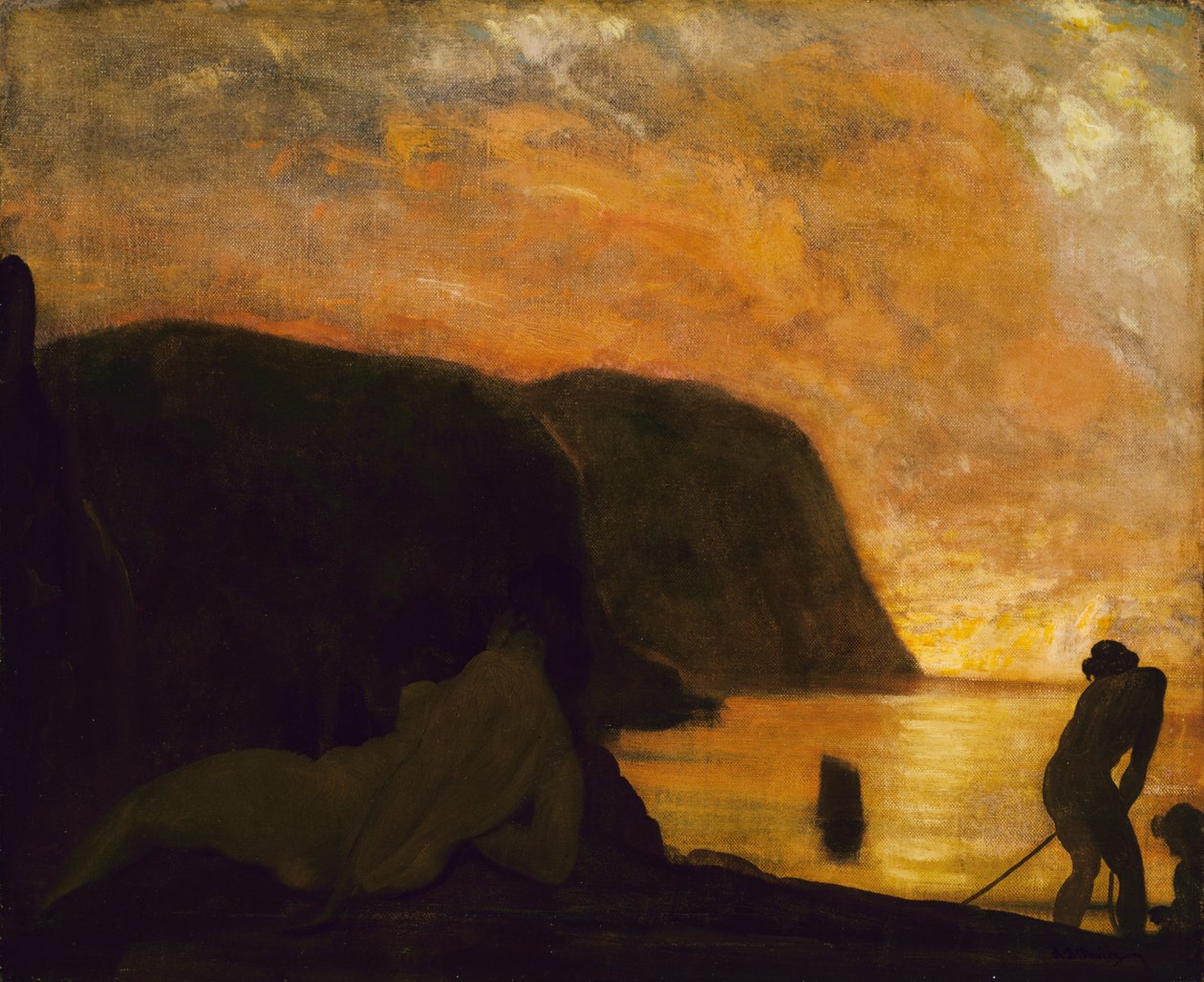Uma Grande Manhã, c. 1900-1905. de Arthur Davies