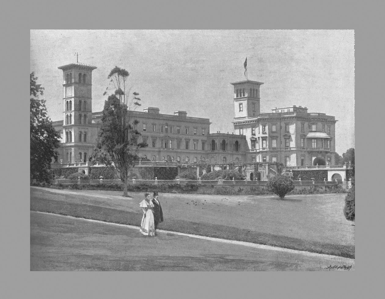 Casa de Osborne, IOW C1900 de Arthur Debenham