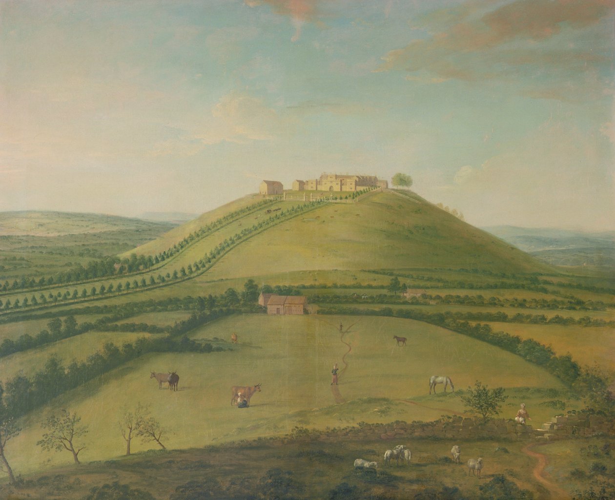 Torre de Hoghton, século XVIII de Arthur Devis