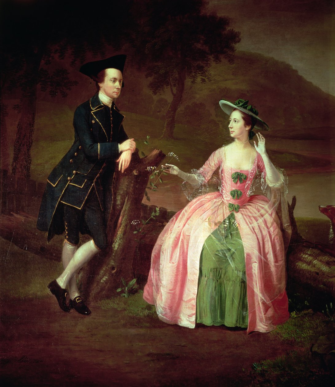 Sir George e Lady Strickland de Arthur Devis