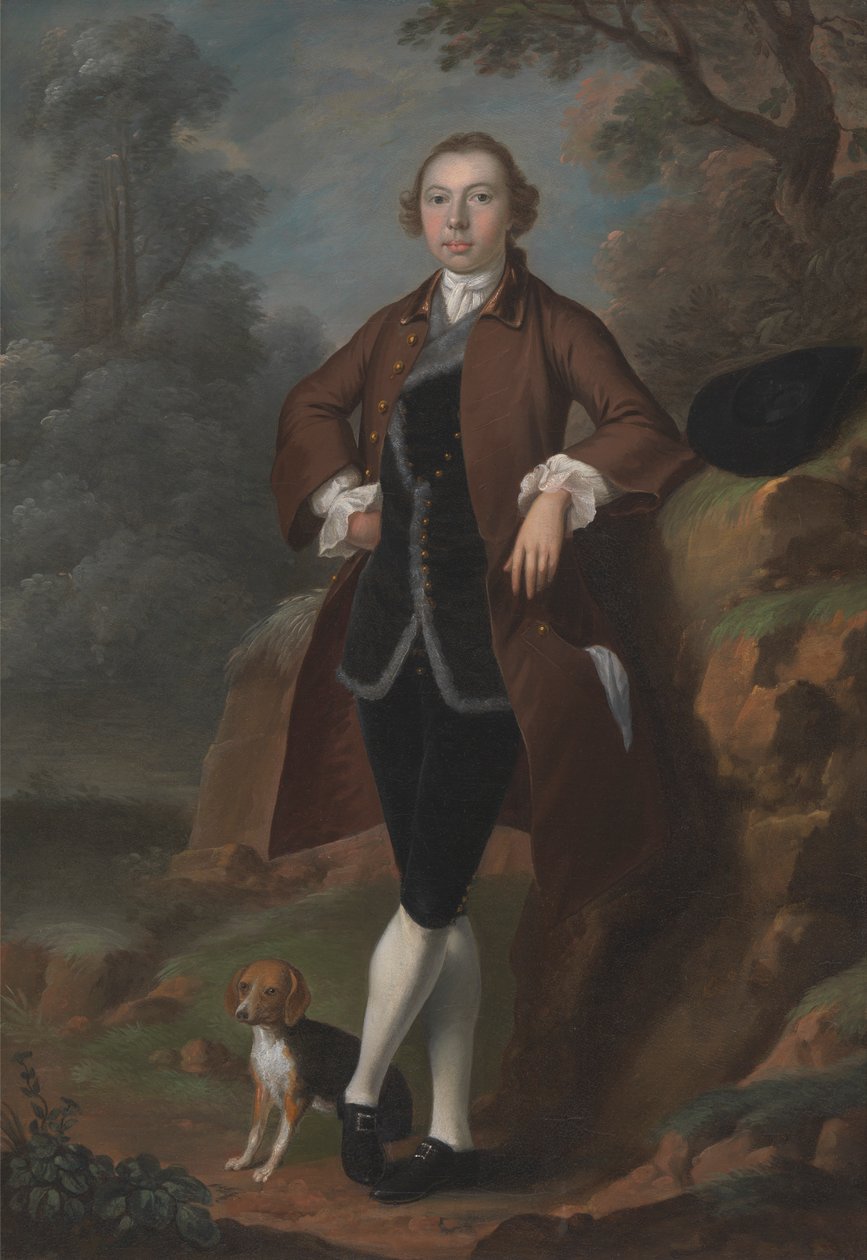 William Farington de Shawe Hall, Lancashire de Arthur Devis