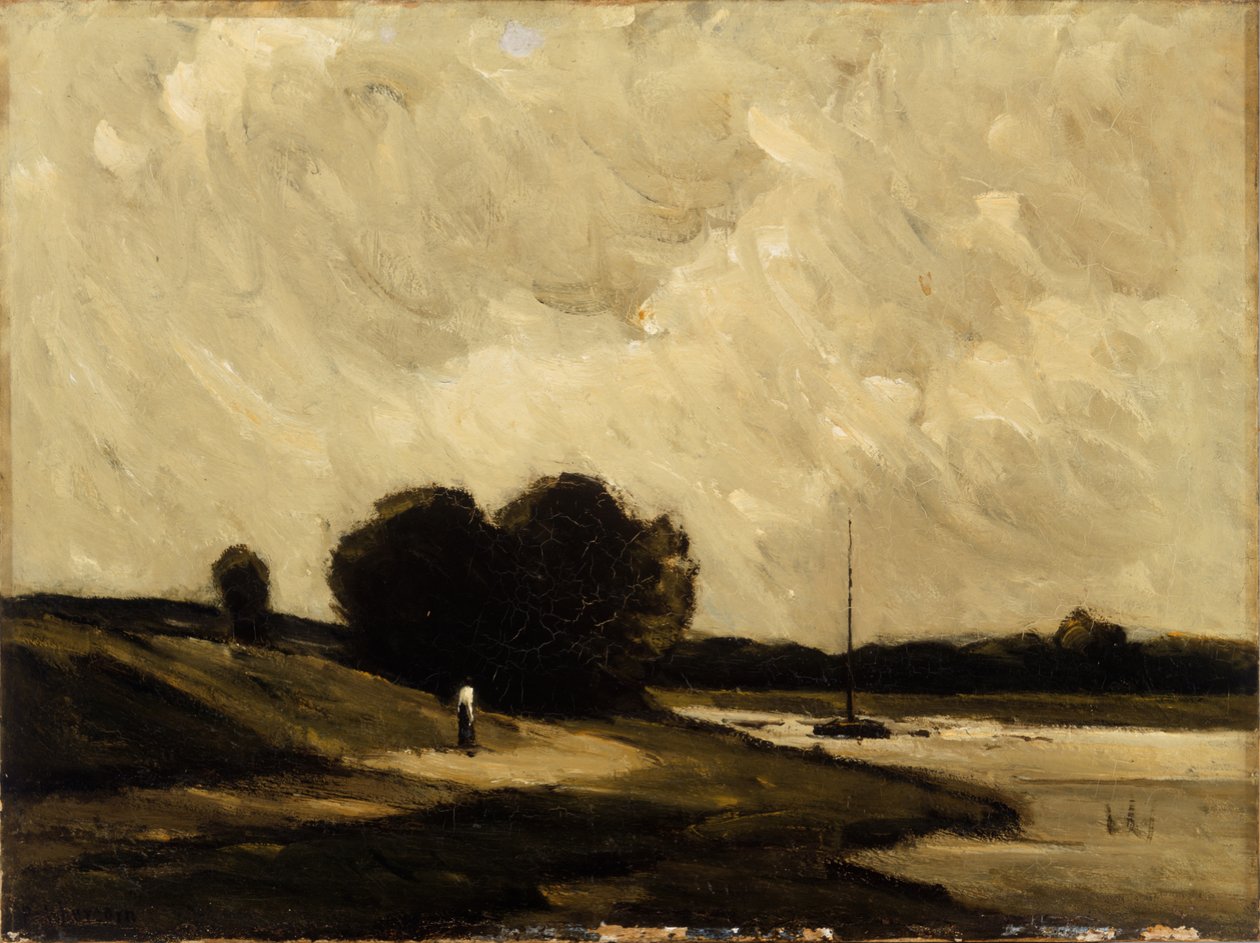 Perto de Portchester (Óleo sobre tela) de Arthur Douglas Peppercorn
