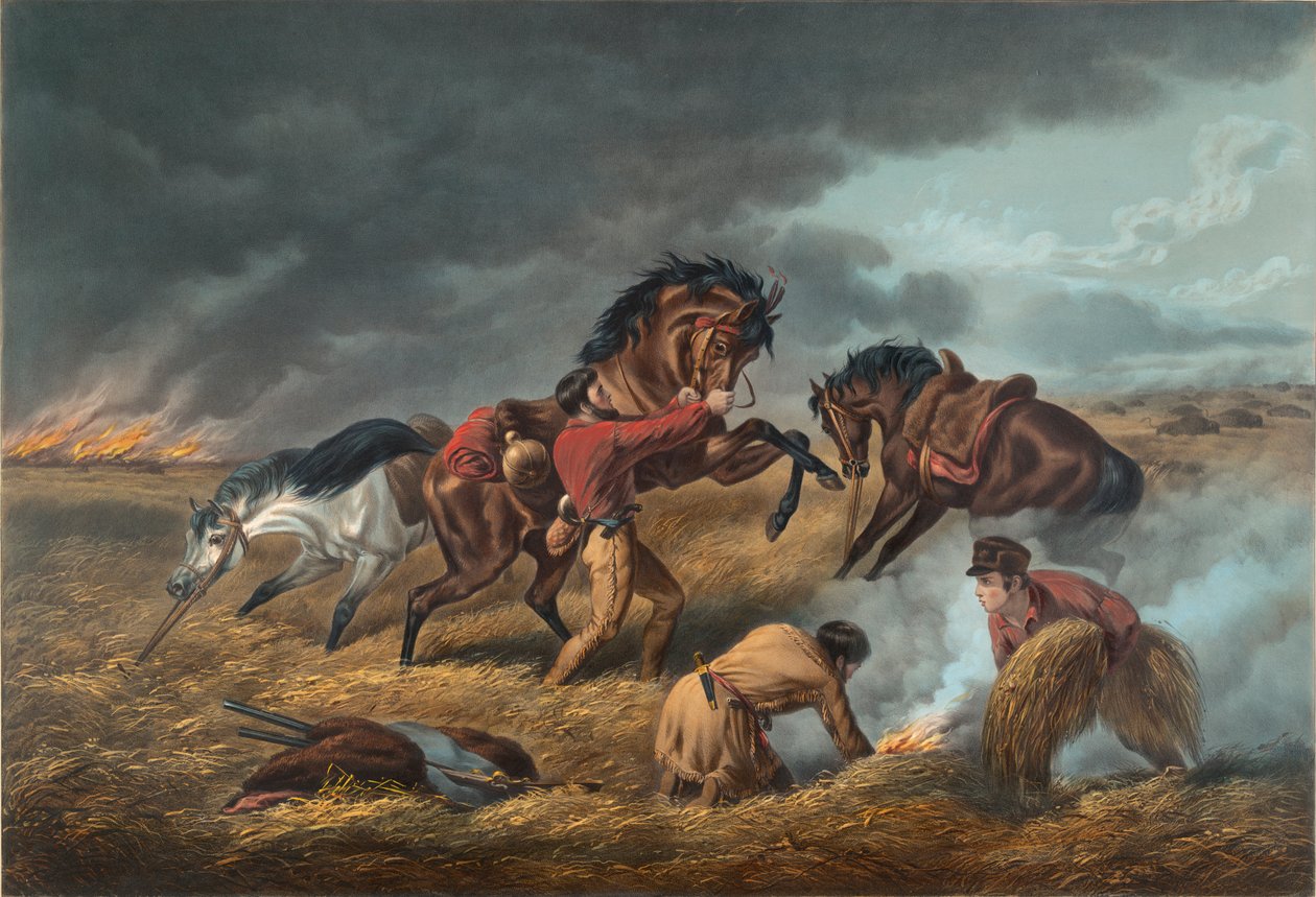 Life on the Prairie: A defesa dos Trappers, de Arthur Fitzwilliam Tait