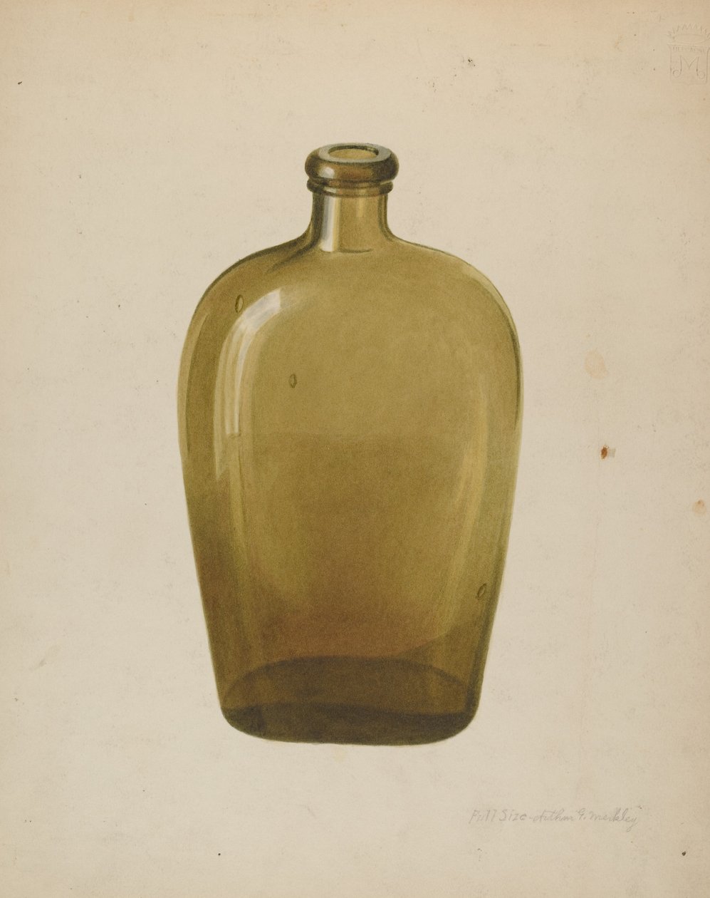 Frasco de licor de Arthur G. Merkley
