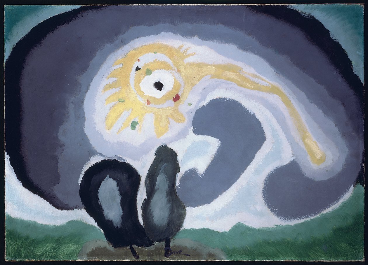 Reflexões (óleo sobre tela) de Arthur Garfield Dove