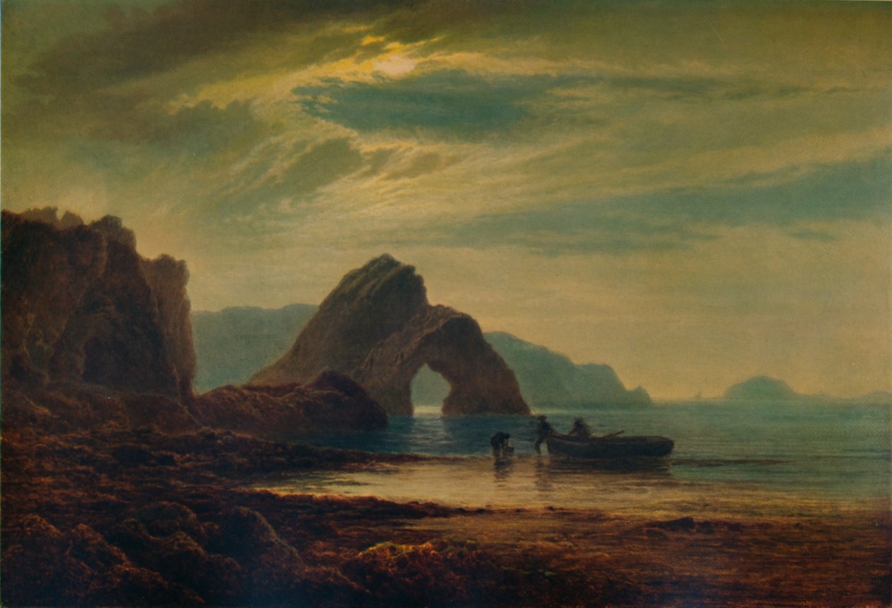 Gilters Point, Tenby, por Moonlight, 1872-1874, 1935 de Arthur Gilbert