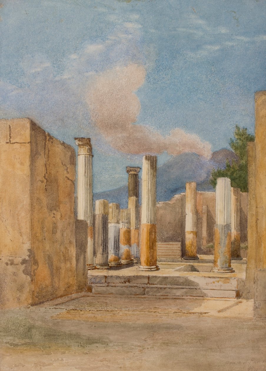 Pompéia: Casa de Pansa, via delle Terme, 184344 de Arthur Glennie