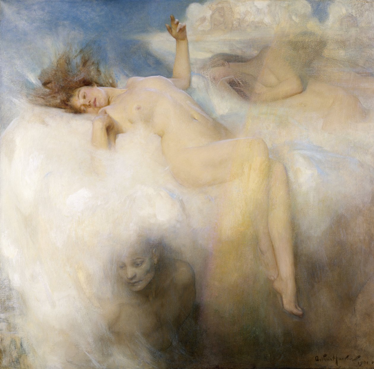 A nuvem, 1902 de Arthur Hacker