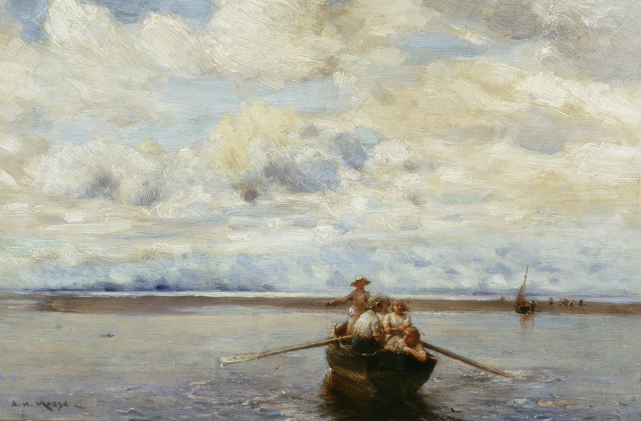 Coletores de berbigão, 1885 de Arthur Hardwick Marsh