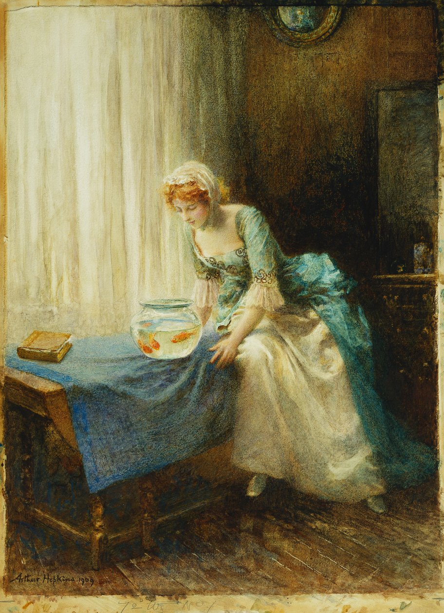 Peixe dourado, 1909 de Arthur Hopkins
