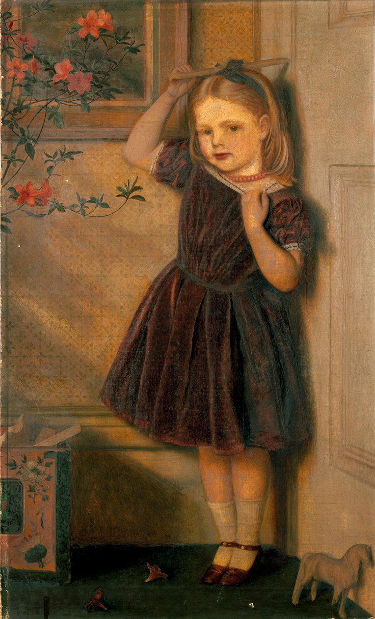 Cecily Ursula, com três anos, expôs 1867 de Arthur Hughes