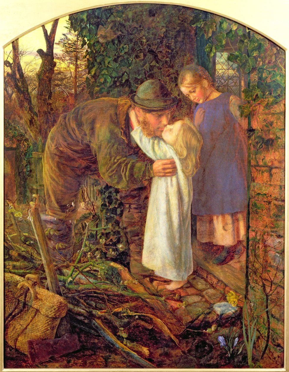 Lar do trabalho, 1861 de Arthur Hughes