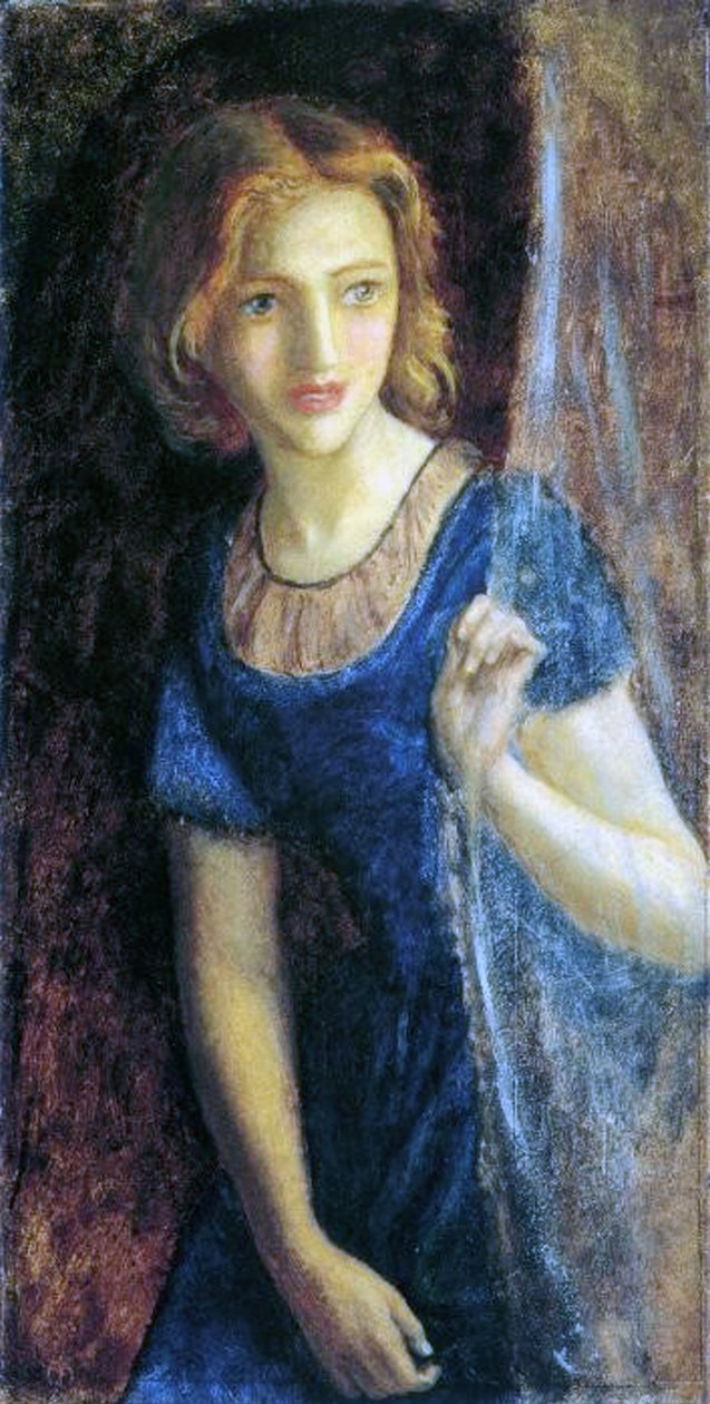 Mariana na janela, 1865-67 de Arthur Hughes