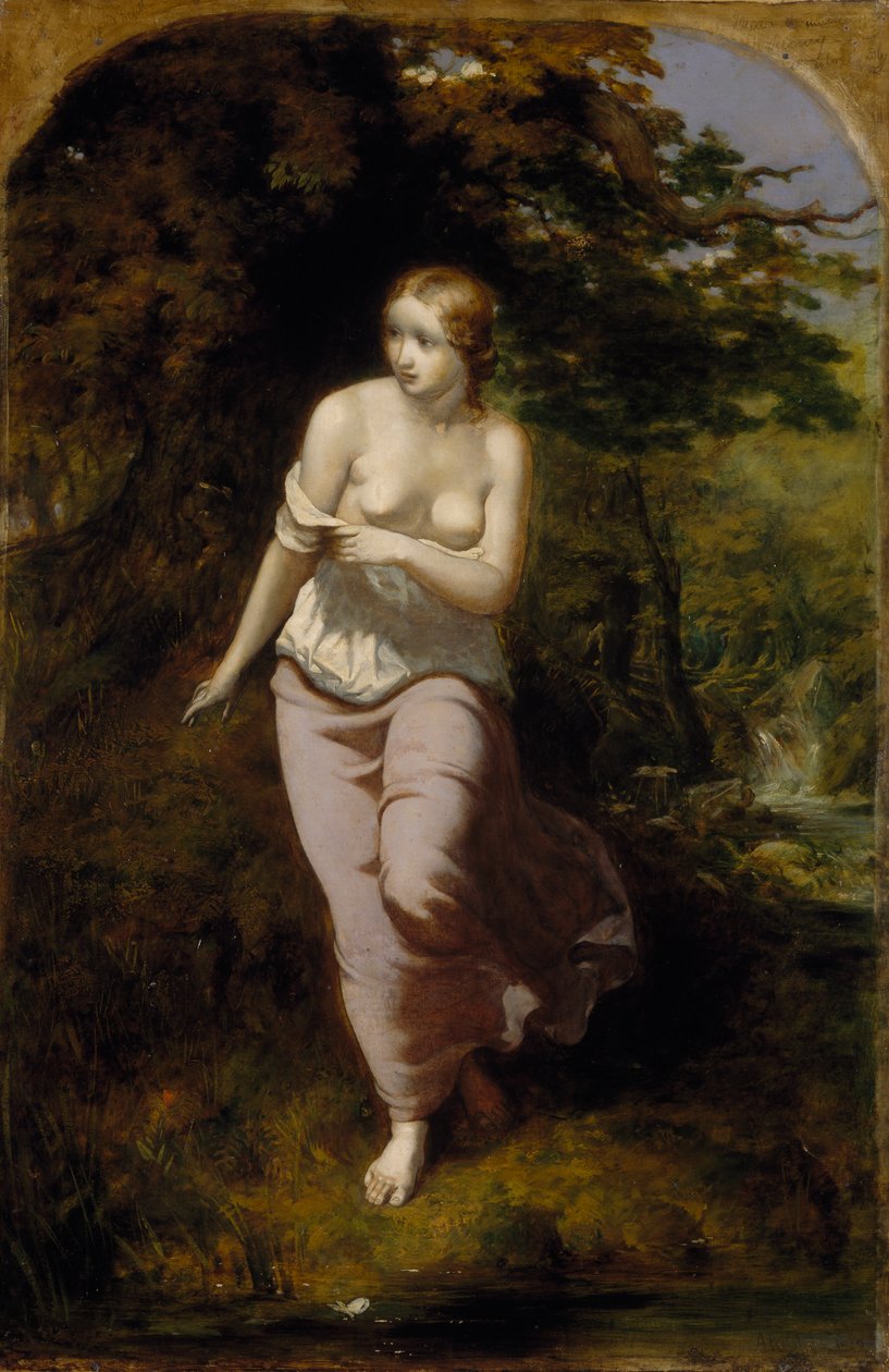 Banho de Musidora, 1849 de Arthur Hughes
