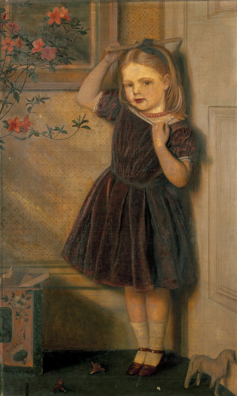 Retrato de Cecily Palgrave, do século XIX de Arthur Hughes