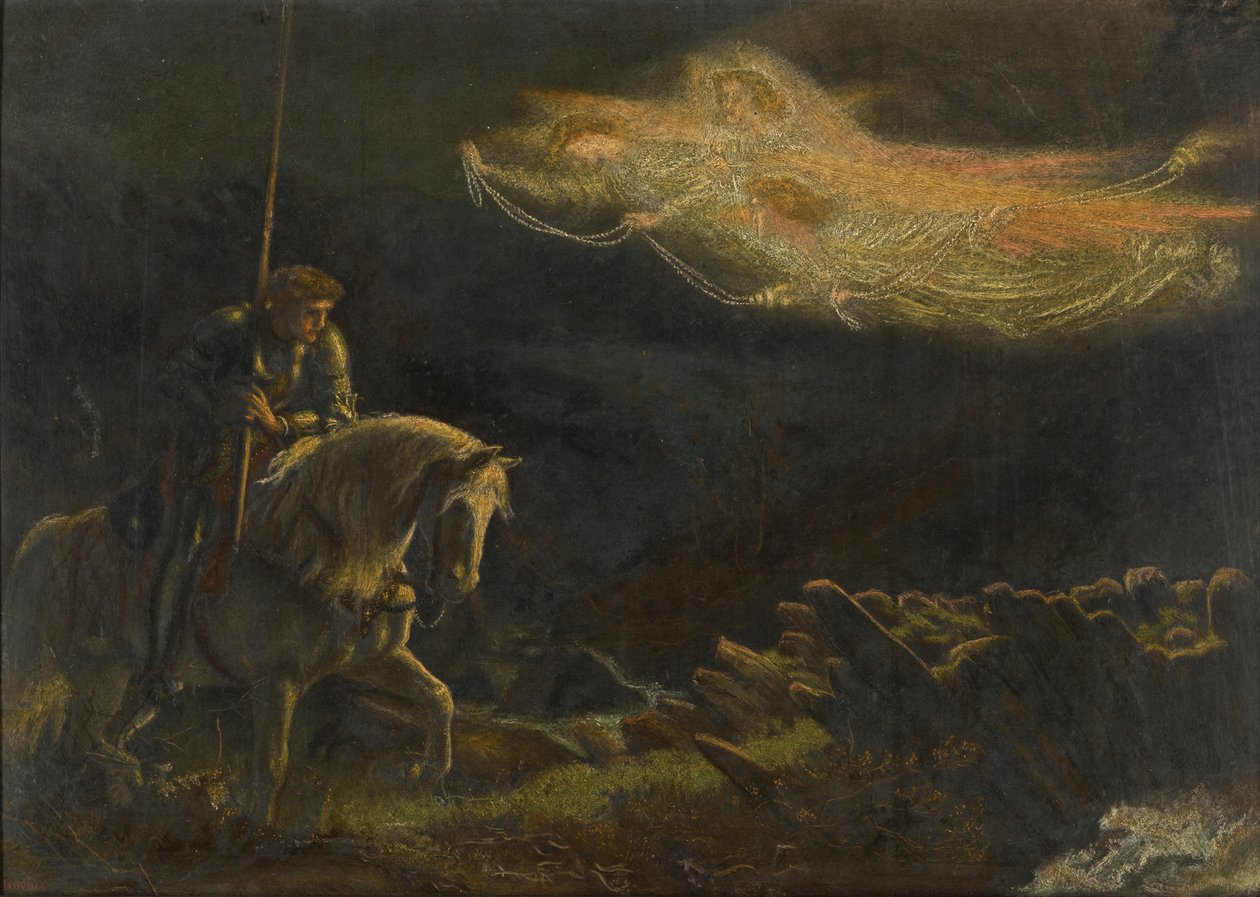 Sir Galahad. A busca pelo Santo Graal de Arthur Hughes