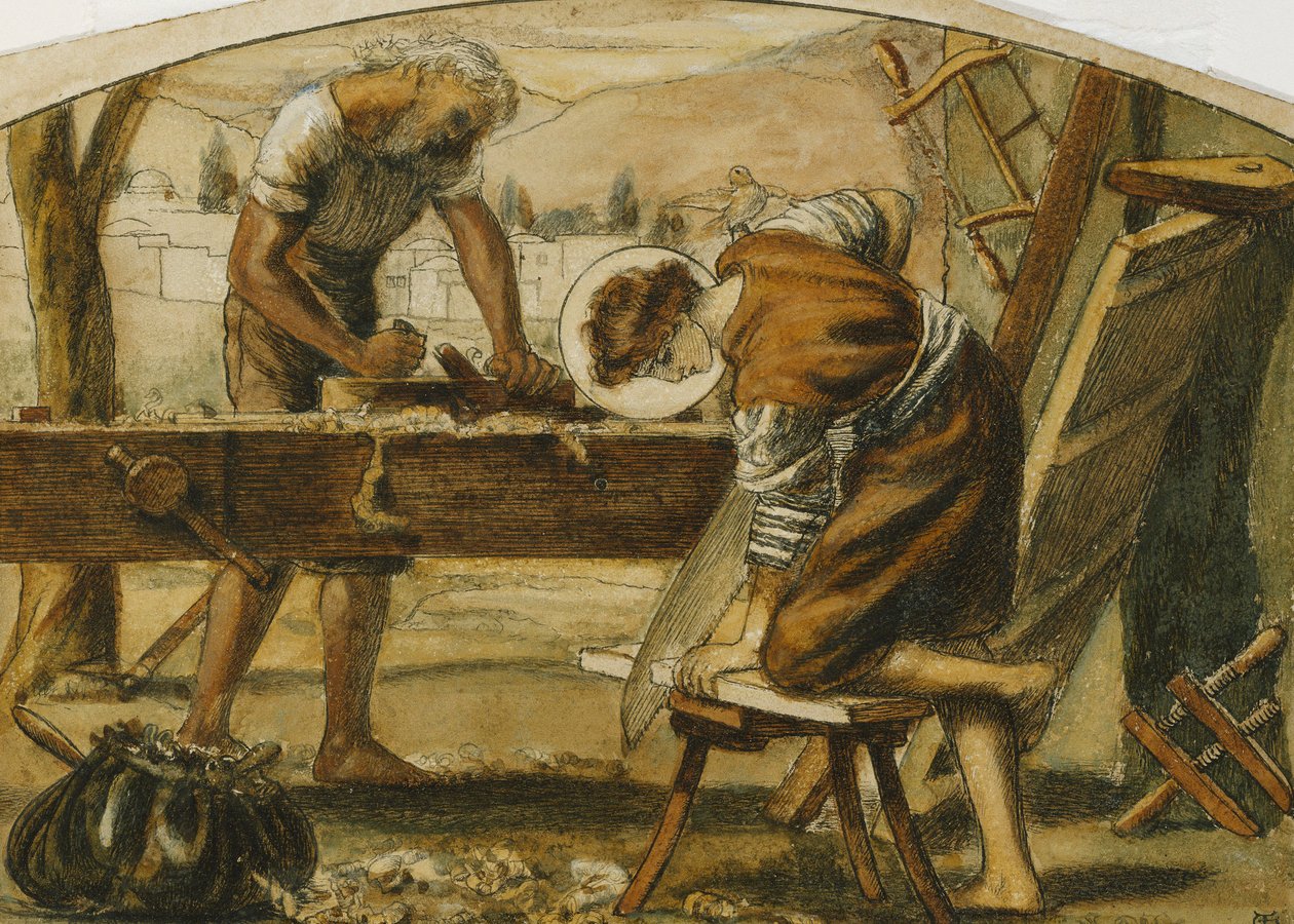 O carpinteiro, de Arthur Hughes