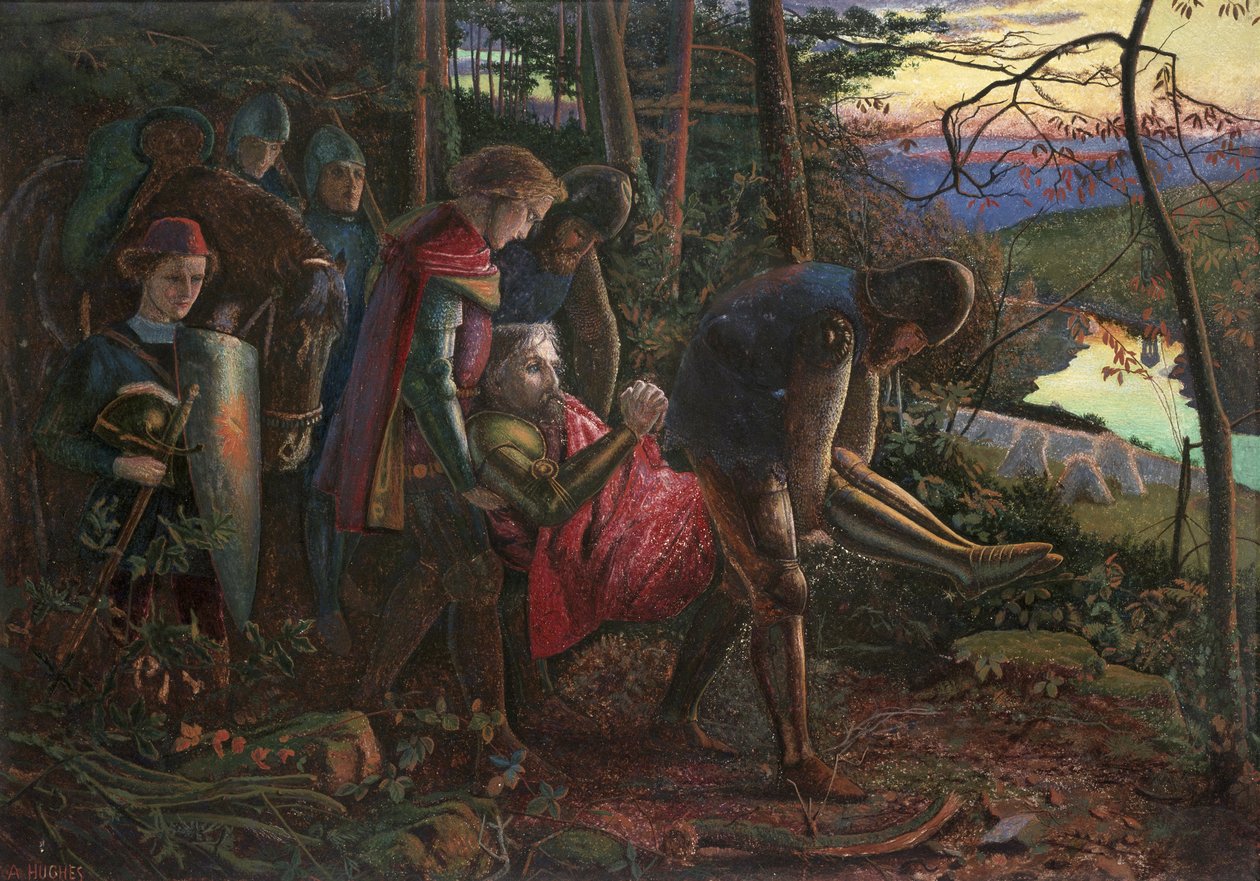 O Cavaleiro do Sol, 1860 de Arthur Hughes