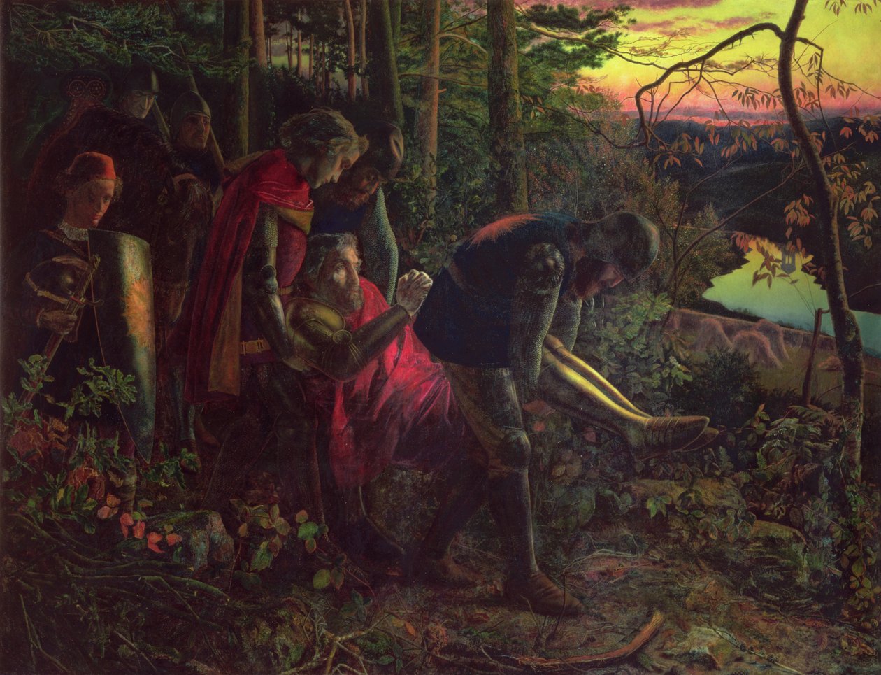 O Cavaleiro do Sol c.1859-60 de Arthur Hughes