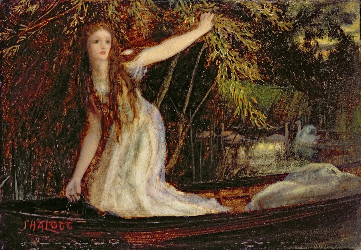 A senhora de shalott de Arthur Hughes