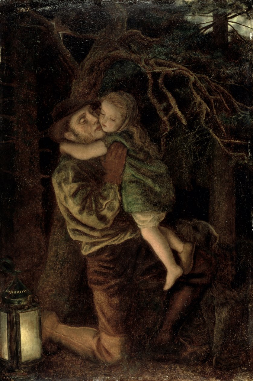 A Criança Perdida, 1866 de Arthur Hughes