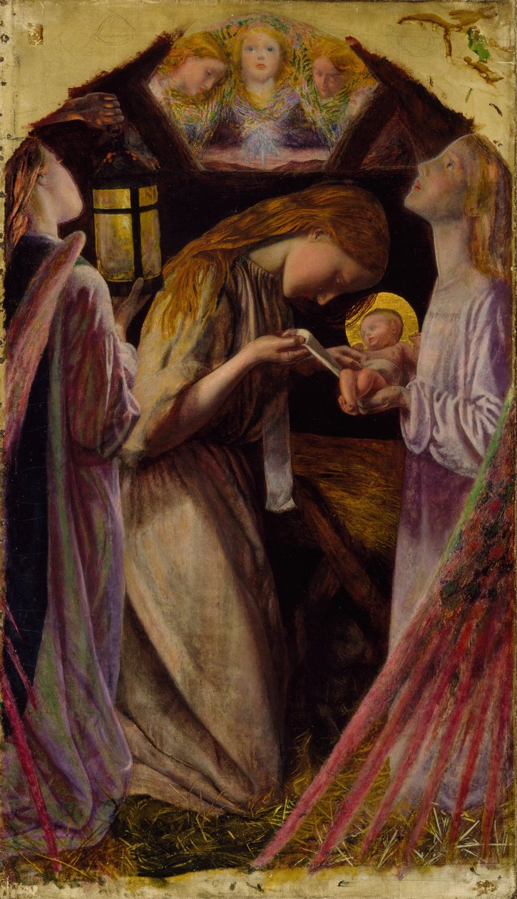 A Natividade, 1858. de Arthur Hughes