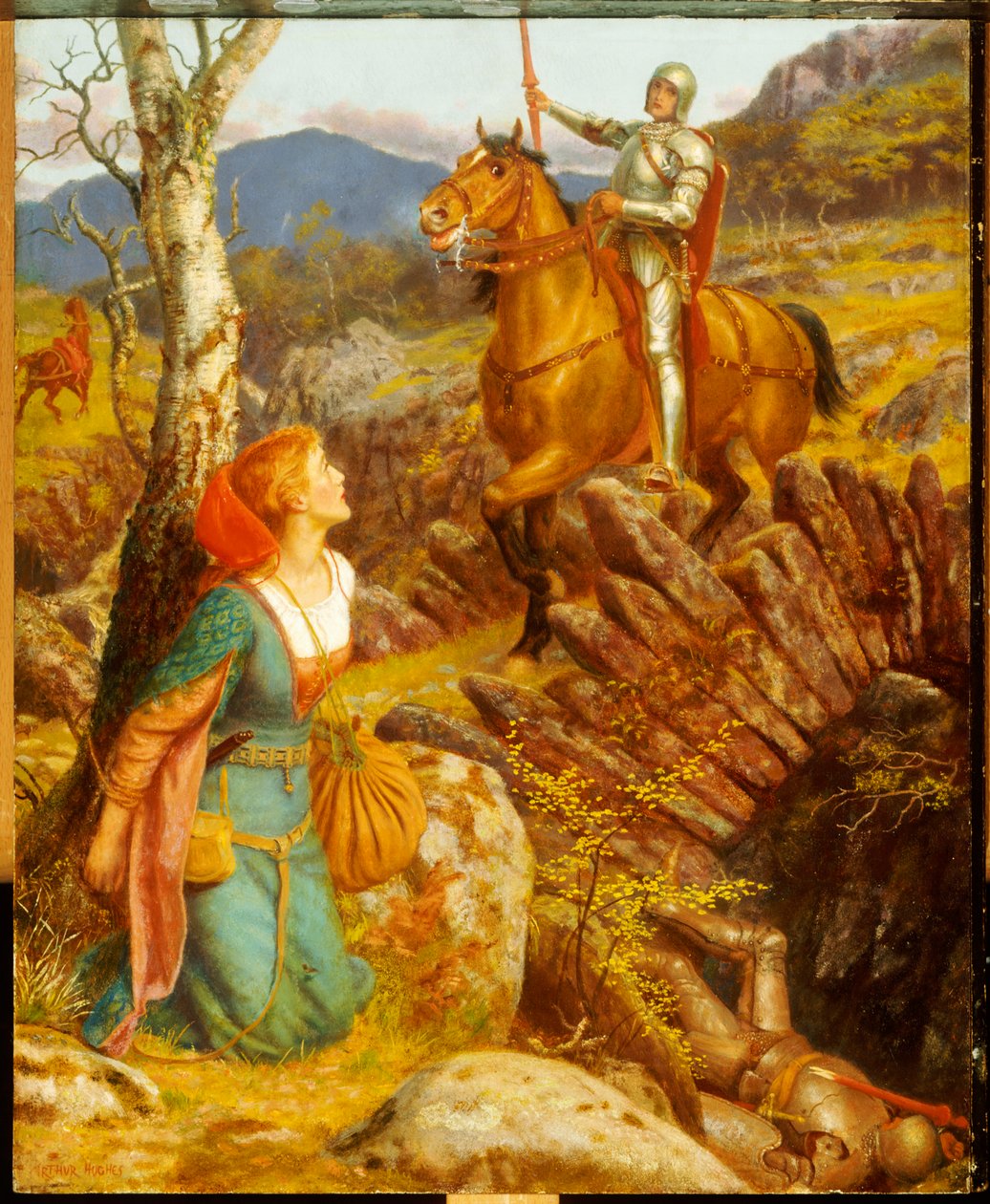 A derrubada da noite enferrujada de Arthur Hughes