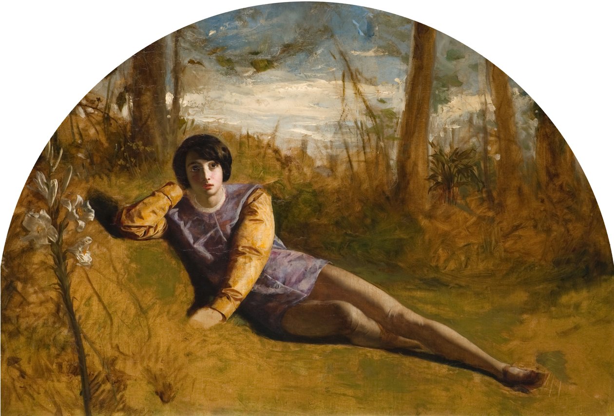 O Jovem Poeta, 1849. de Arthur Hughes
