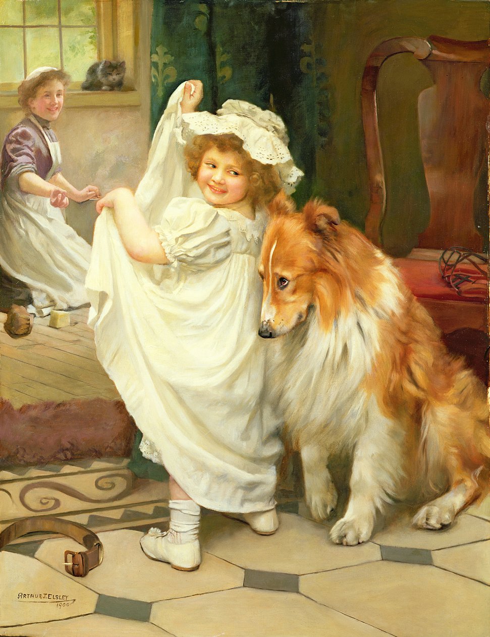 Antes do Banho de Arthur John Elsley