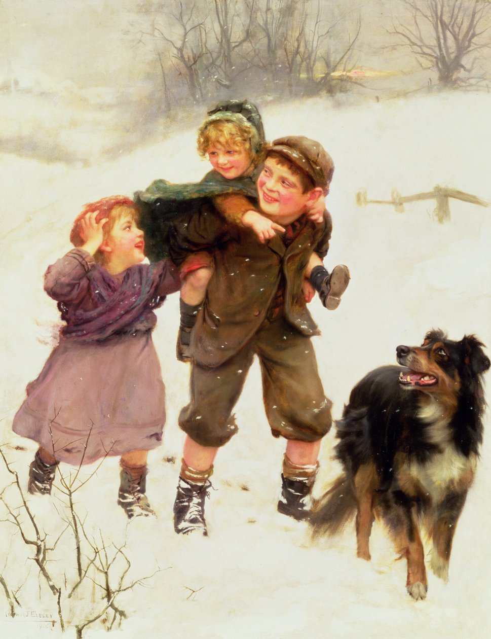 O Passeio do Porquinho de Costas de Arthur John Elsley