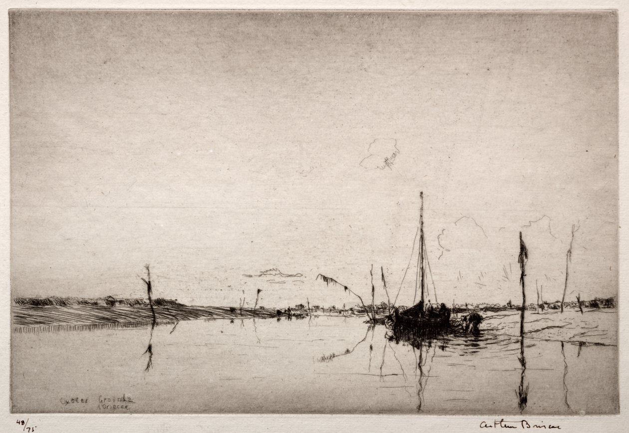 Campo de ostras de Arthur John Trevor Briscoe