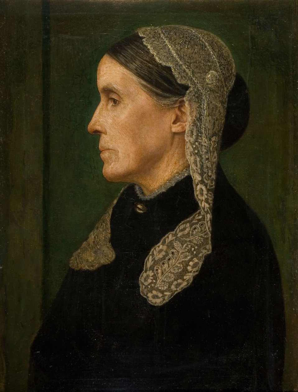 Retrato da mãe da Sra. Henry Gaskin Artista, 1888. de Arthur Joseph Gaskin