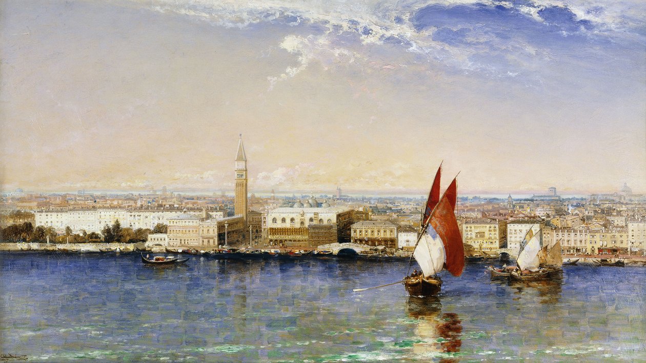 O Bacino, Veneza, 1897 de Arthur Joseph Meadows