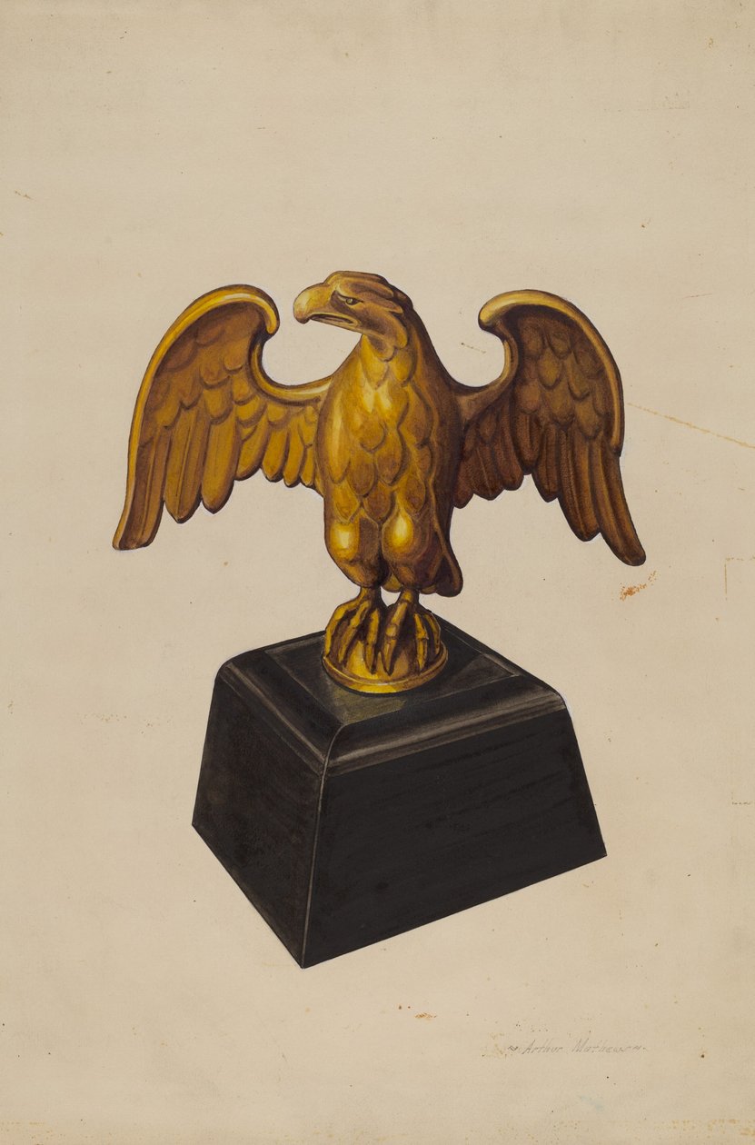 Batente de porta: Águia de Arthur Mathews