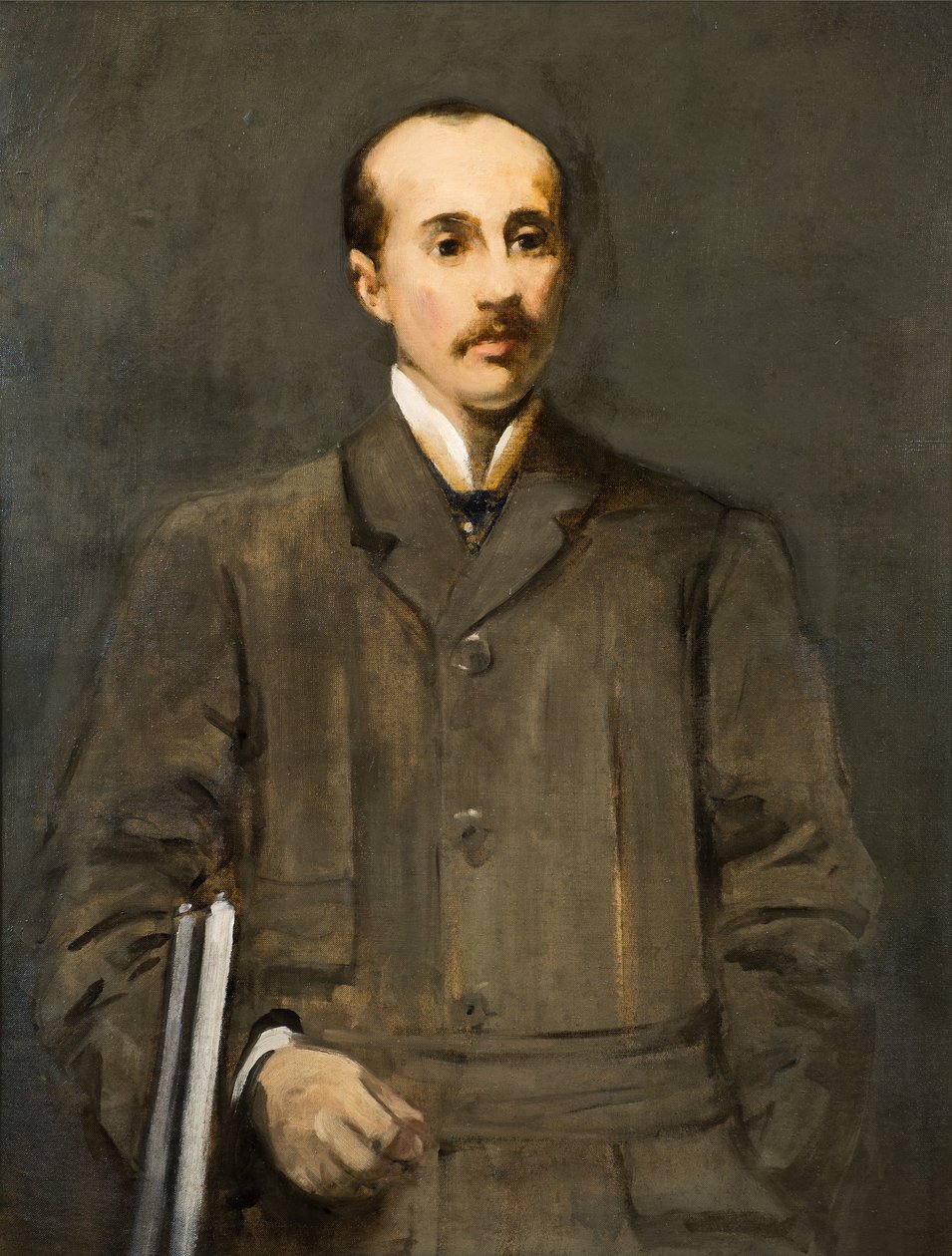 Um estudo de retrato [J Martin White] de Arthur Melville