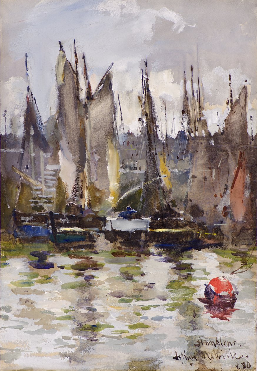 Porto de Honfleur de Arthur Melville