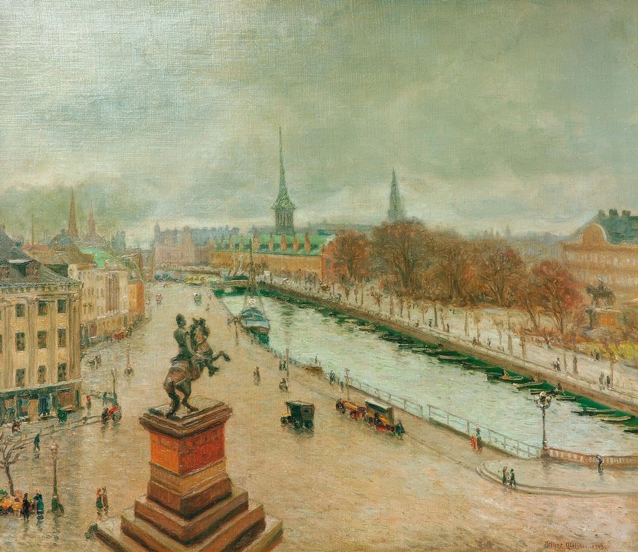Vista de Copenhague de Arthur Nielsen